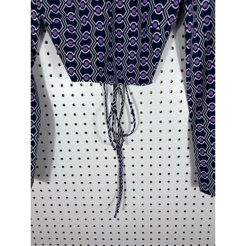 Zara geometric print crop open back top size S